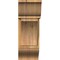 Ekena Millwork Thorton Traditional Rough Sawn Bracket w/ Offset Brace, Western Red Cedar, 8"W x 18"D x 22"H BKT0806X18X22THR01RWR - alternate 3